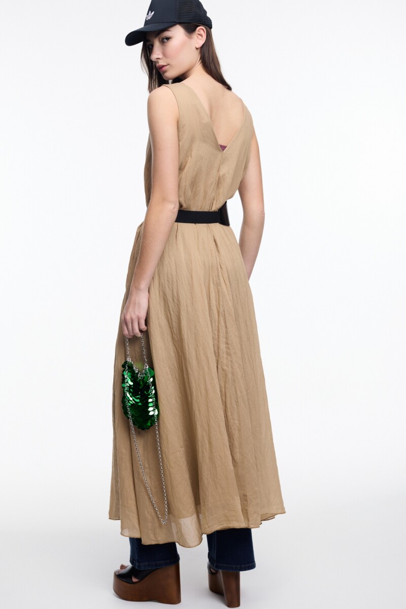 VESTIDO Taupe