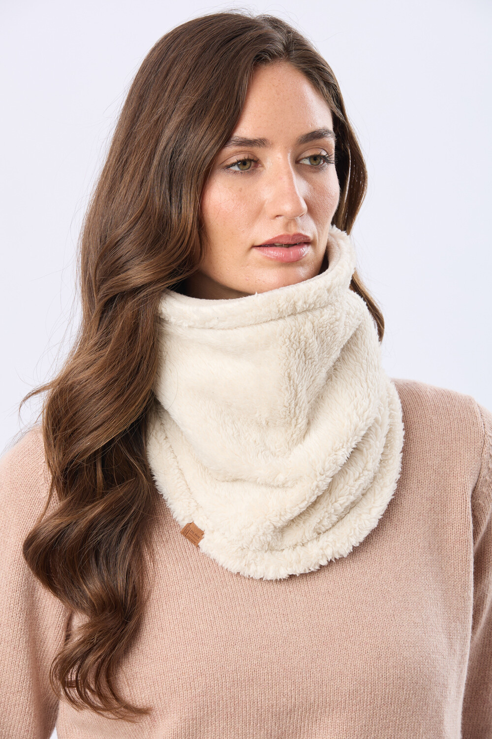 CUELLO POLAR Y SHERPA Beige