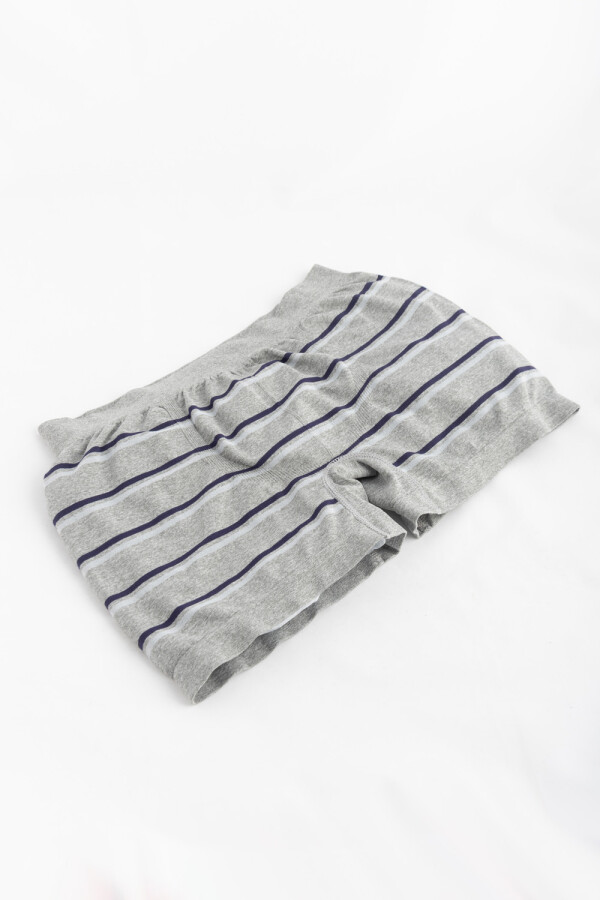 Boxer microfibra Rayado Gris
