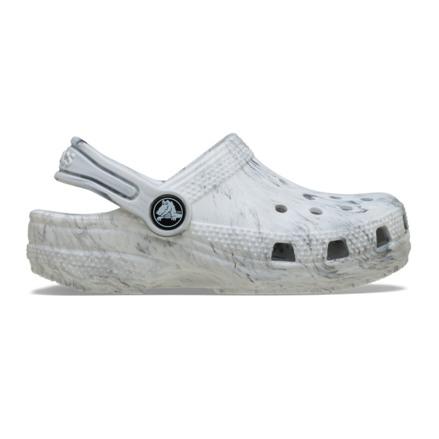 Classic Watercolor Marbled Clog T - Niños 1 a 5 años Grey Swirl