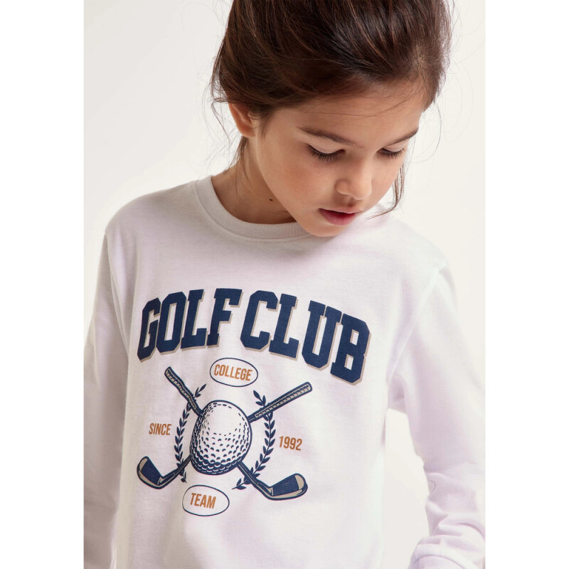 CAMISETA ML MASC BRANCO