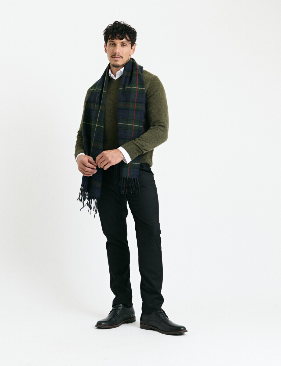 470313 SWEATER V HARRINGTON URBAN Verde Melange