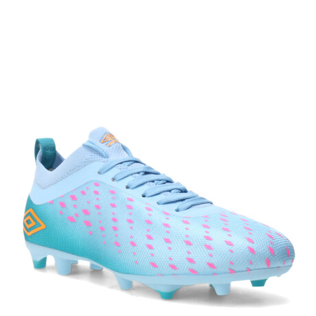 Championes Infantiles Umbro Limit HG Celeste - Rosado - Anaranjado