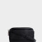 Bandoleras Color Block Bandolera De Cuerina Con Solapa - Negro