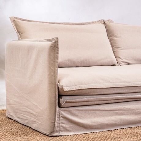 Sillón Noa 3 Cuerpos Natural Tostado U