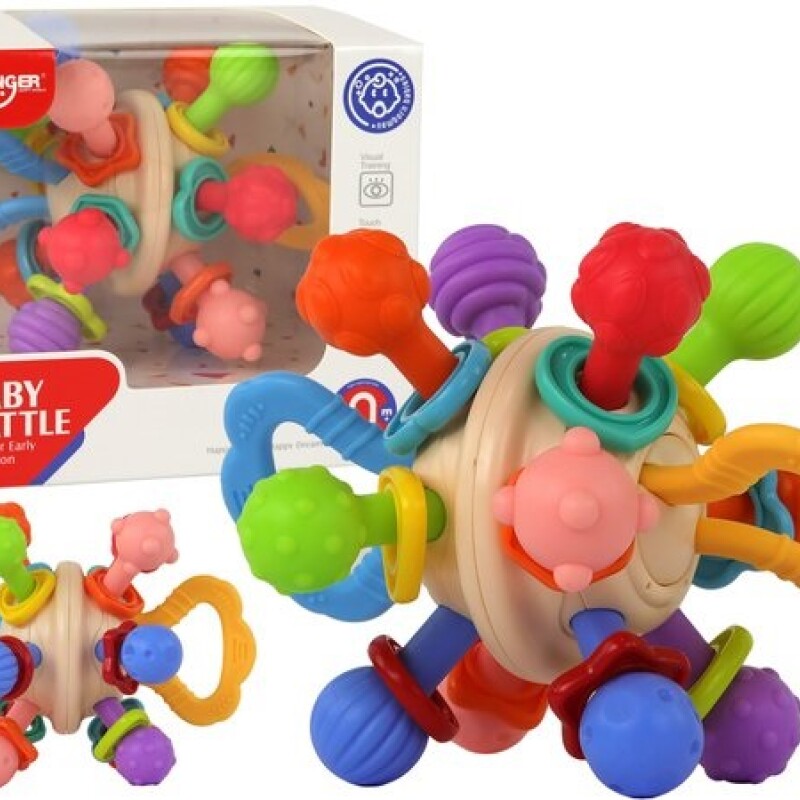 Juguete sonajero sensorial y de dentición Huanger Juguete sonajero sensorial y de dentición Huanger
