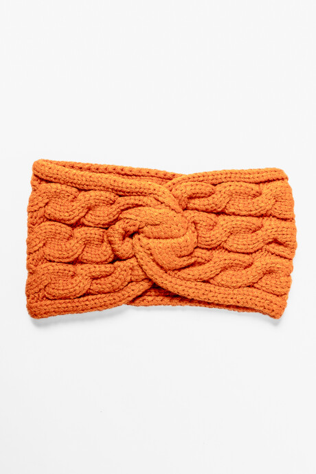 Vincha Tejida Naranja