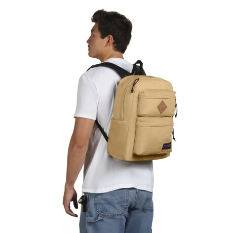 Mochila Double Break Jansport Caqui