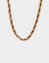 Collares Cortos Metal diferenciado Collar Corto Con Cordón - Dorado