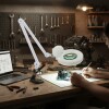 Lámpara de Mesa Multipropósito Articulada con Luz y Lupa Lámpara de Mesa Multipropósito Articulada con Luz y Lupa