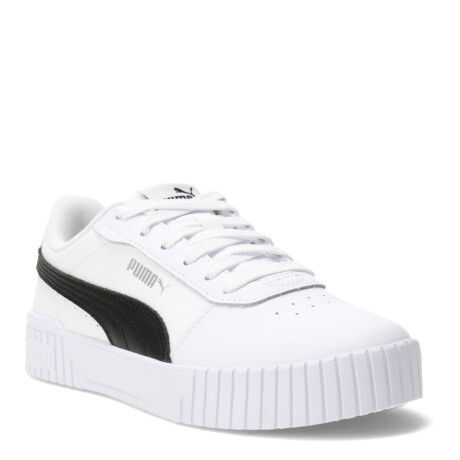 Championes de Mujer Puma Carina 2.0 Wns Blanco - Negro - Plateado