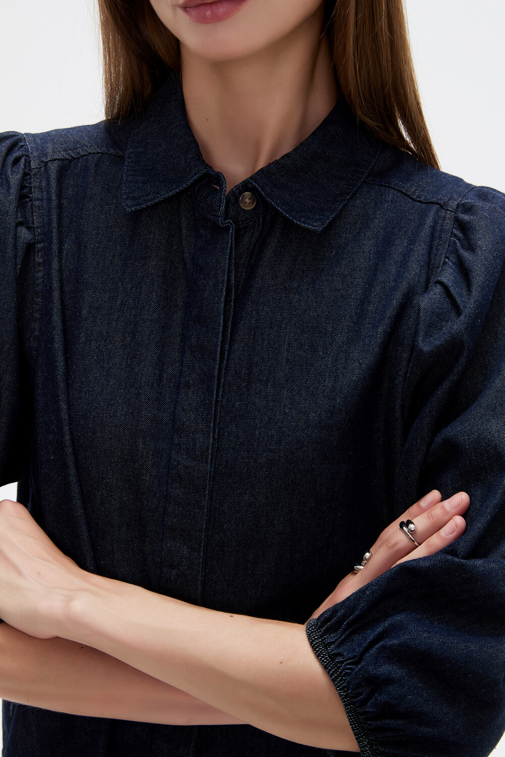 Camisa Tivran Azul Oscuro