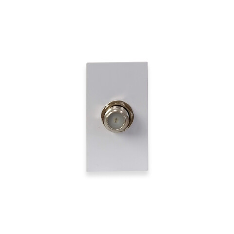 Módulo conector para TV fino blanco puro Sica SK3185