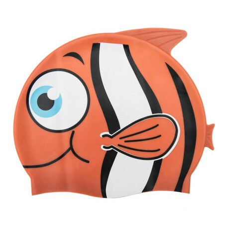 Gorra de Baño Natación Silicona p/Niños Little Buddy Bestway Naranja