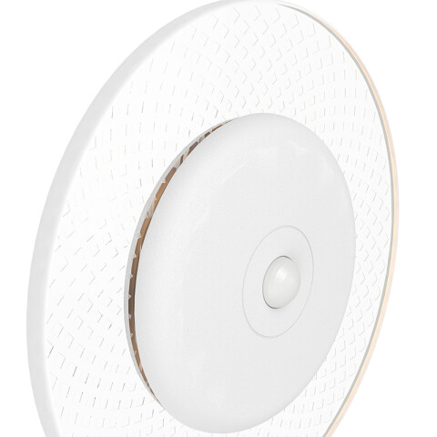Aplique LED USB 0,7W blanco con sensor mov. y control Ø115mm RGBWW EG3634