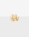 Aros Argollas Metal Aros Argollas Chunky - Dorado