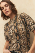 REMERA TABEA Marrón Corteza