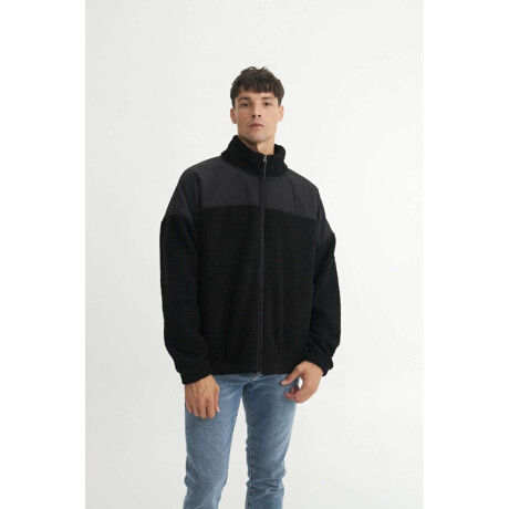Campera sherpa March Negro