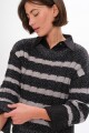 Sweater Serena Negro/Gris