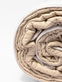 Cubrecama 2 Plazas King Microfibra Washed Beige