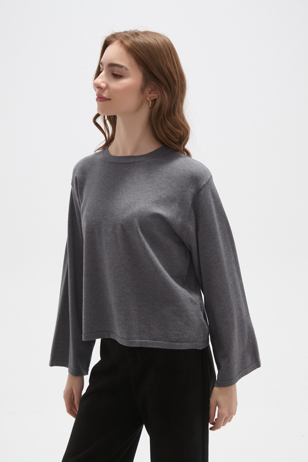 Remera Valic Gris Melange Oscuro