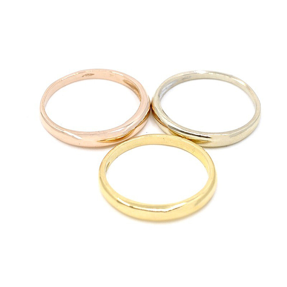 Anillos (3) En Oro 18K De 3 Colores Anillos (3) En Oro 18K De 3 Colores