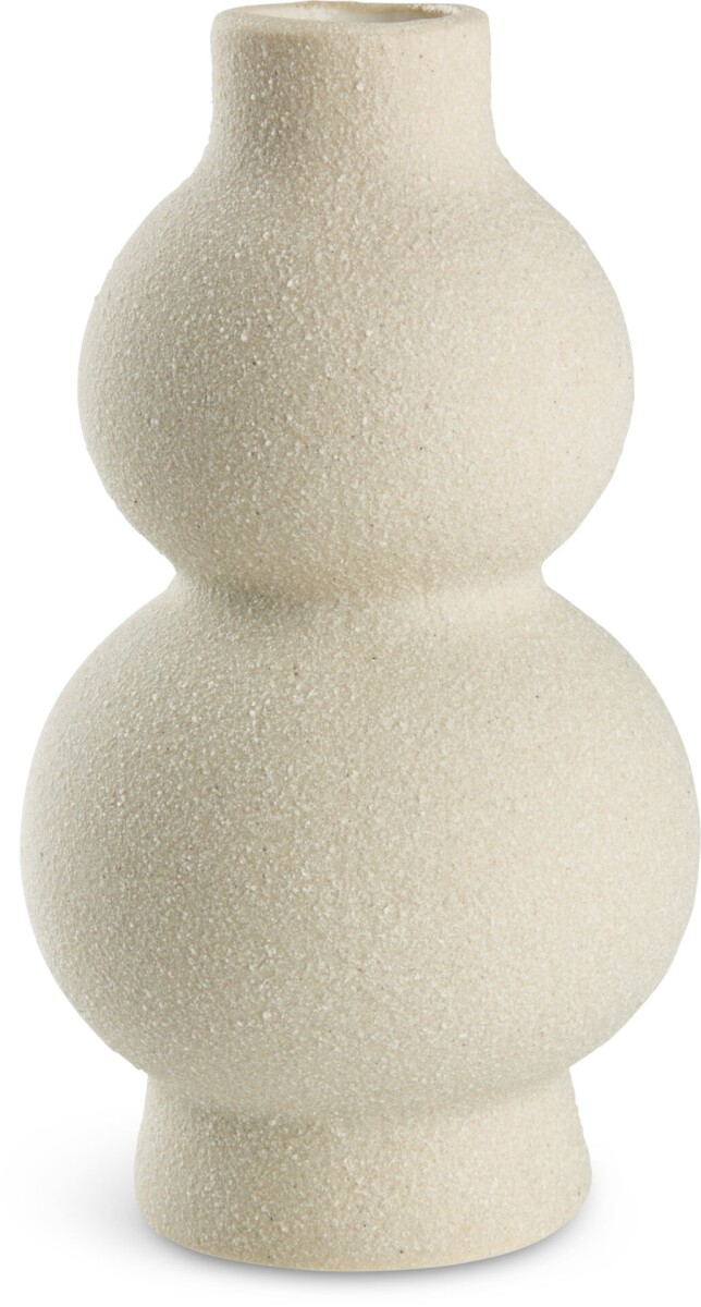 Jarrón REGNVALD Ø8xA16cm blanco 