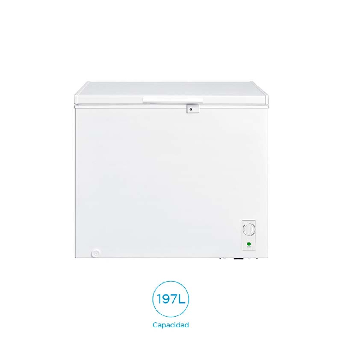 Freezer Midea MDRC280FZR01 197 Litros - Blanco 