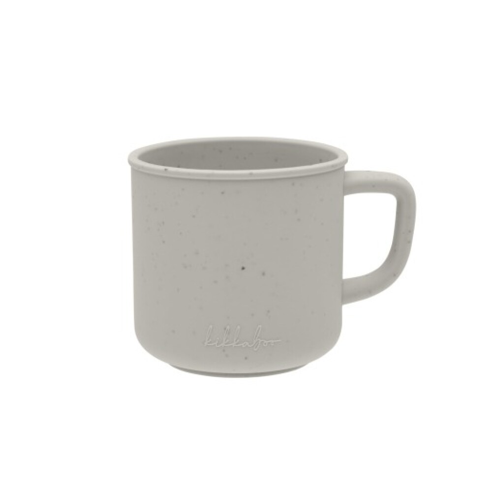 Taza BLW silicona Aprendizaje Kikkaboo Beige