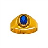 Anillo Solitario-Oro Bajo-Piedra Zafiro-AN8112 conpiedra