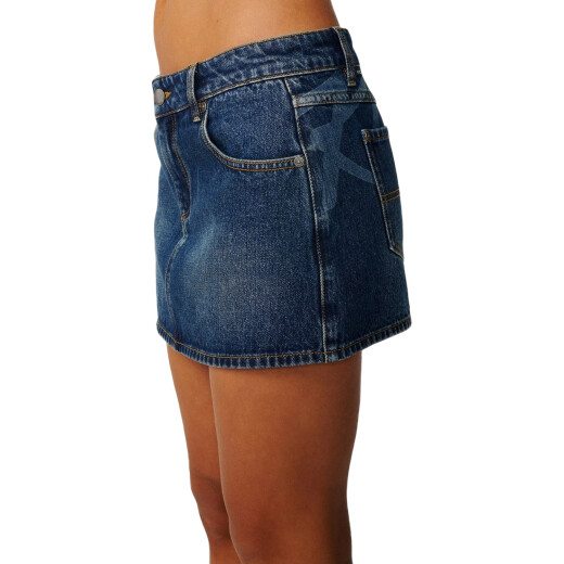 Pollera Rip Curl Archive Denim Mini - Azul Pollera Rip Curl Archive Denim Mini - Azul