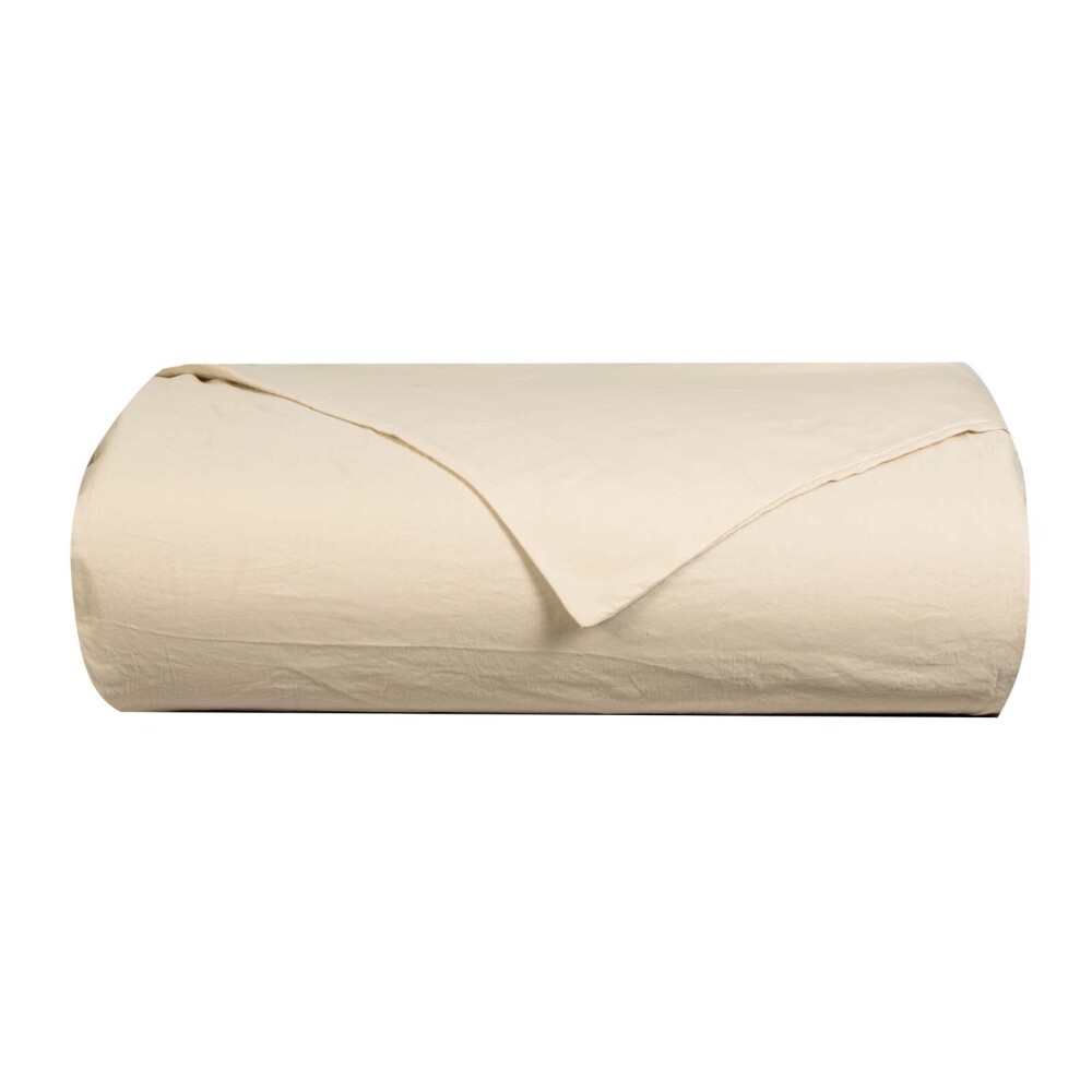 FUNDA NÓRDICA QUEEN LINO-Y-ALGODON NATURAL-BEIGE LINEN COTTON ARENA