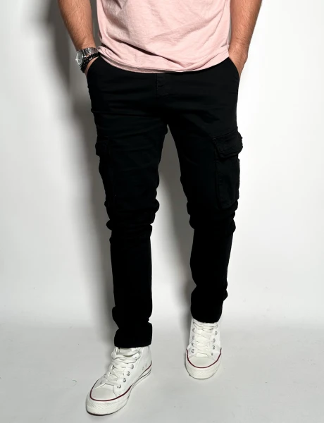 Pantalon Cargo Scar Negro
