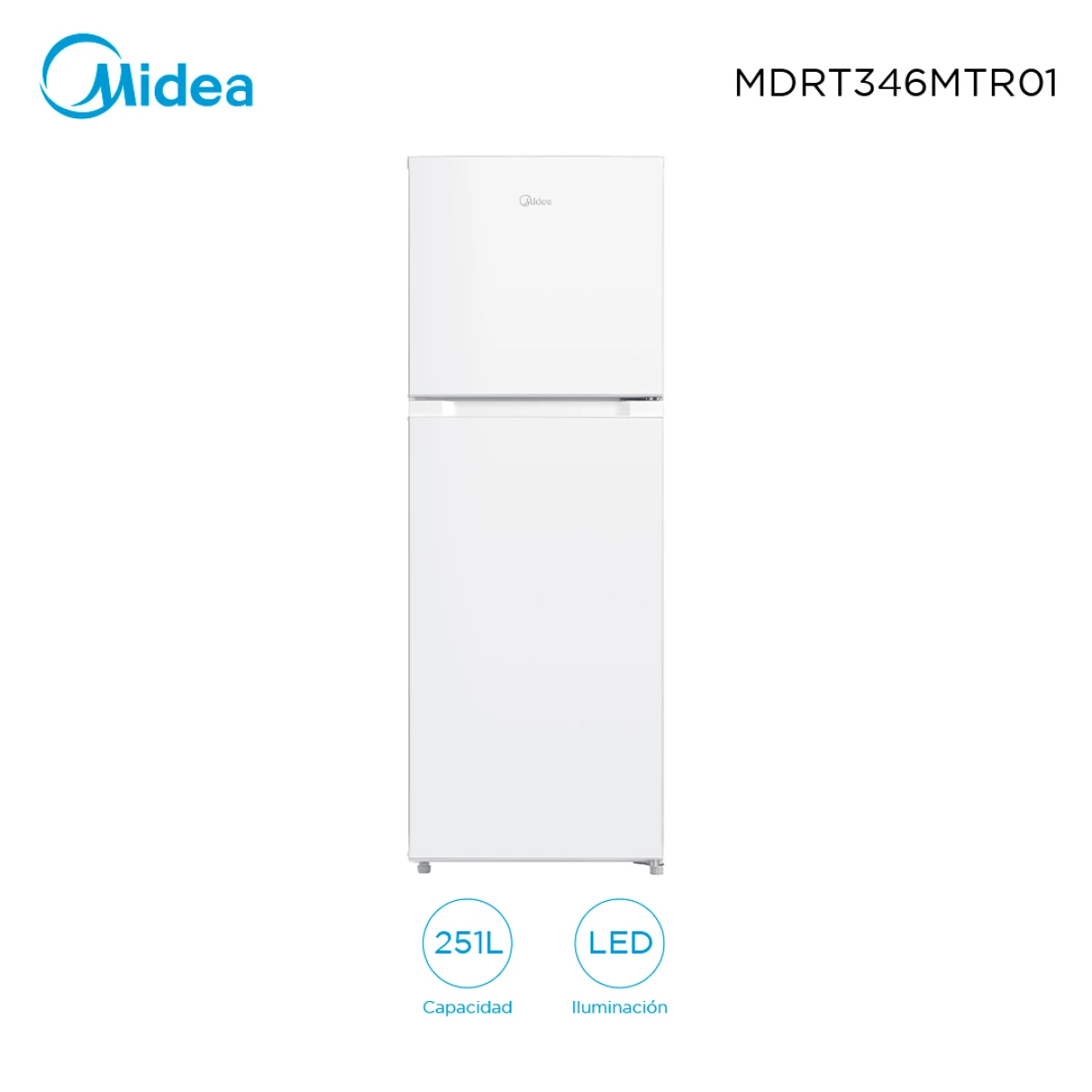 Heladera 251L Midea MDRT346MTR01 