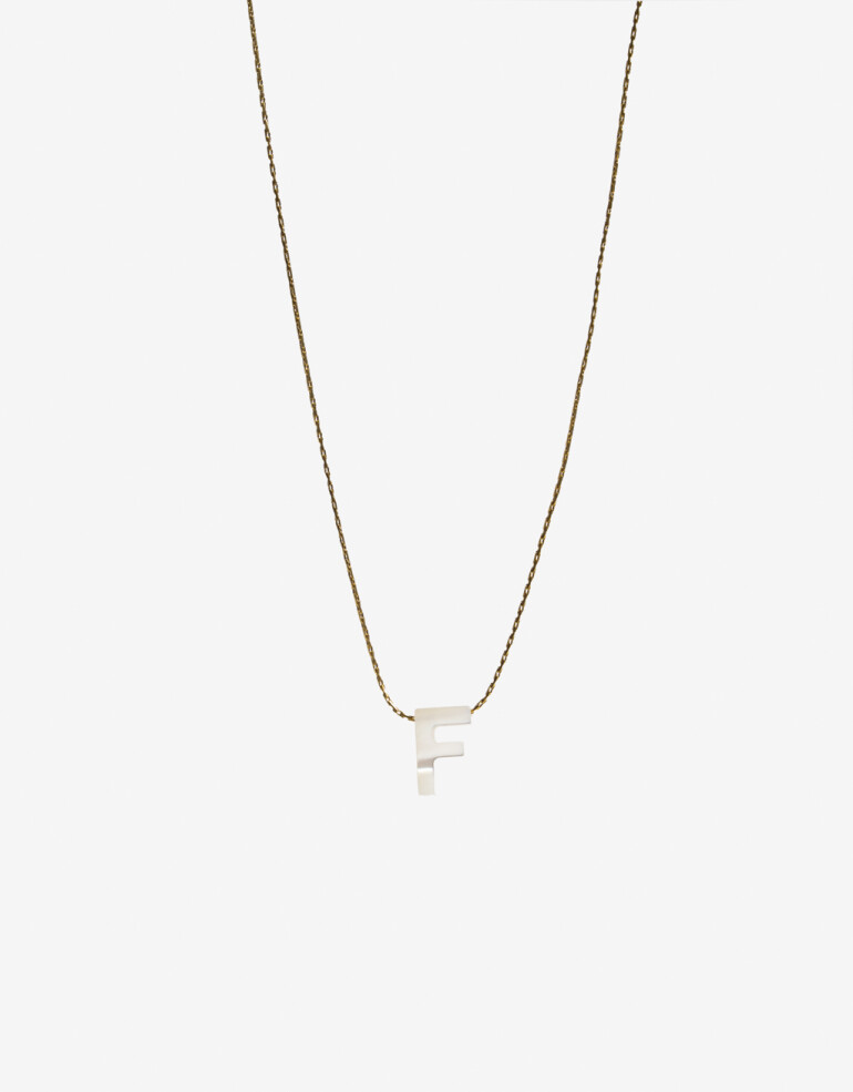 Cadena Corta con Dije Perlas Cadena Corta Con Dije F, Acero - Dorado