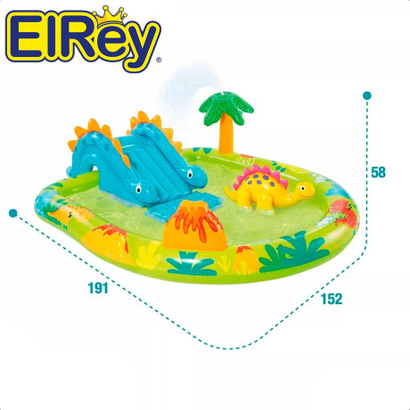 Centro De Juegos Intex Piscina C/tobogán Y Fuente Inx057166