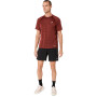 Polos Running Road SS Top Hombre Singed Red