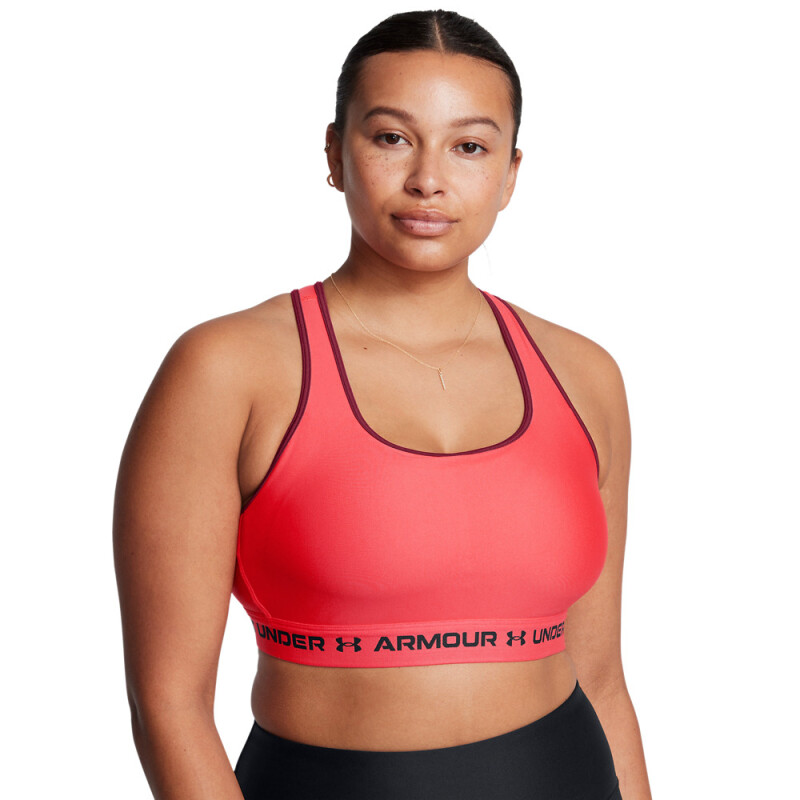 Crossback Mid Bra-RED RED-713