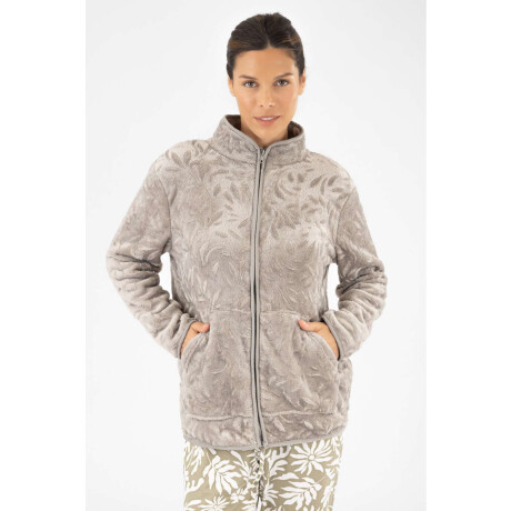 Campera textura Gris
