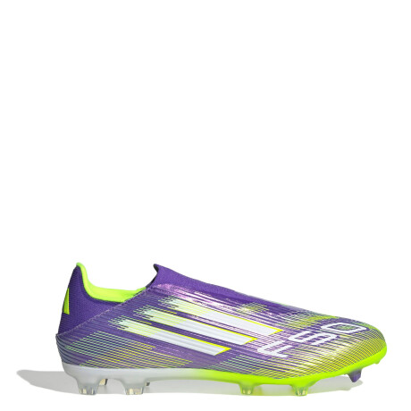Championes de Fútbol 11 Unisex Adidas F50 League FG Púrpura - Blanco - Amarillo Limon