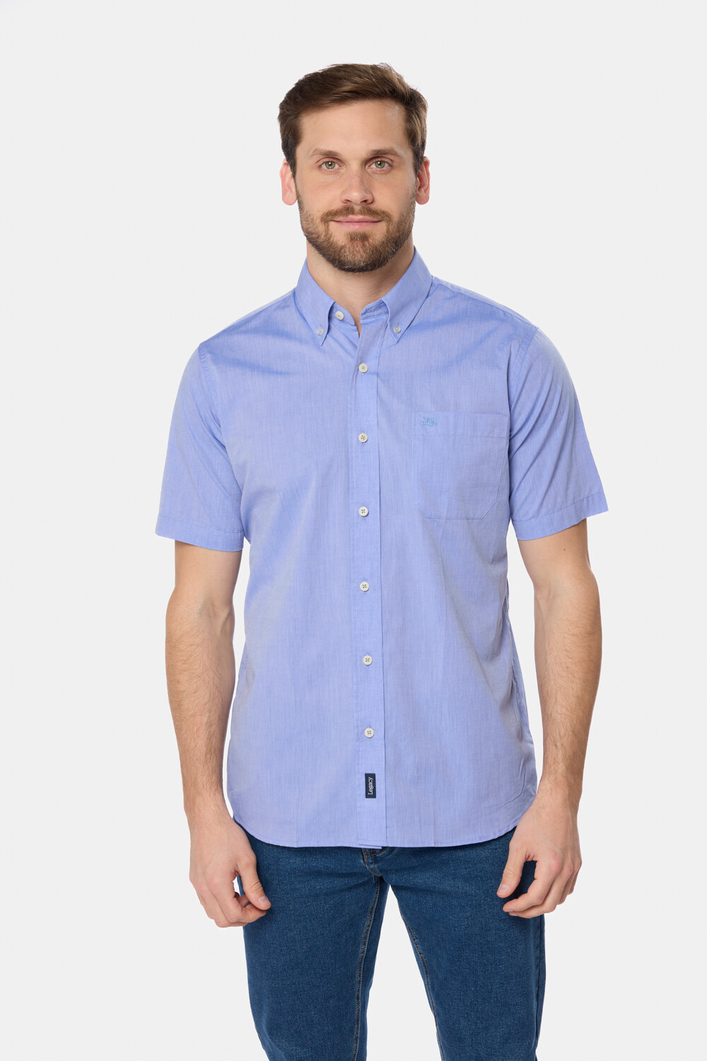 CAMISA LISA SPORT Azul