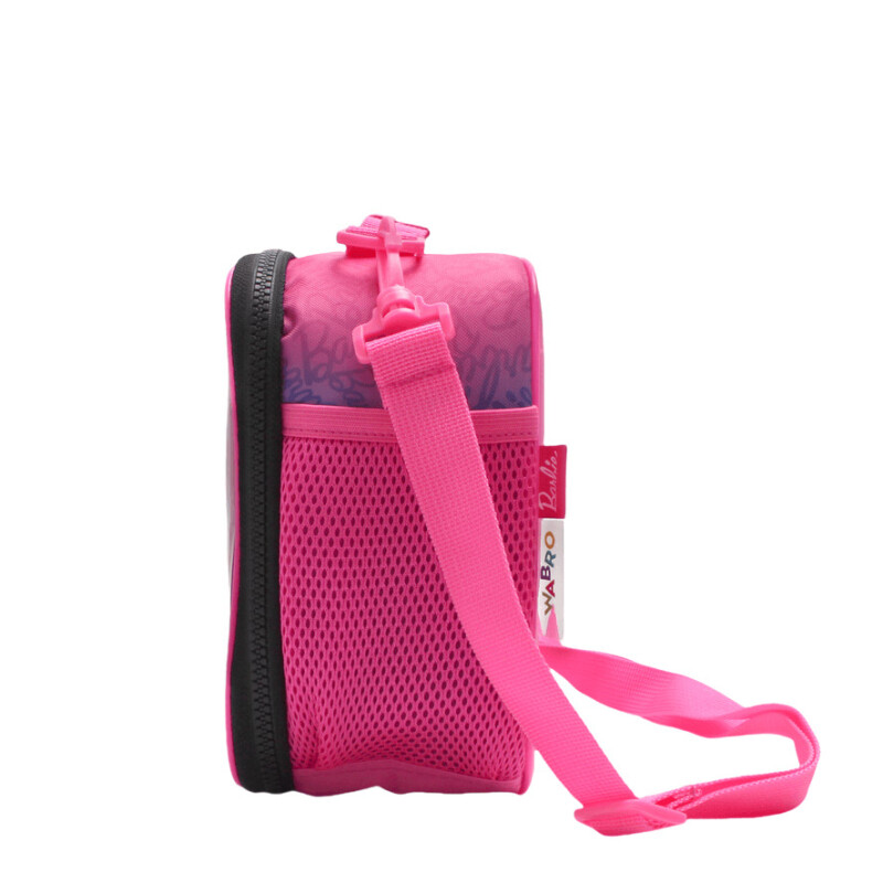 Lanchera Barbie Hello World Fucsia - Negro