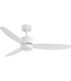 Ventilador de Techo Practic Life FS50233 con Luz LED y Control Remoto Blanco