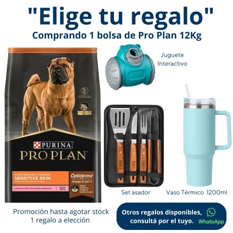 PRO PLAN PERRO SENSITIVE SKN M/L 12KG Pro Plan Perro Sensitive Skn M/l 12kg