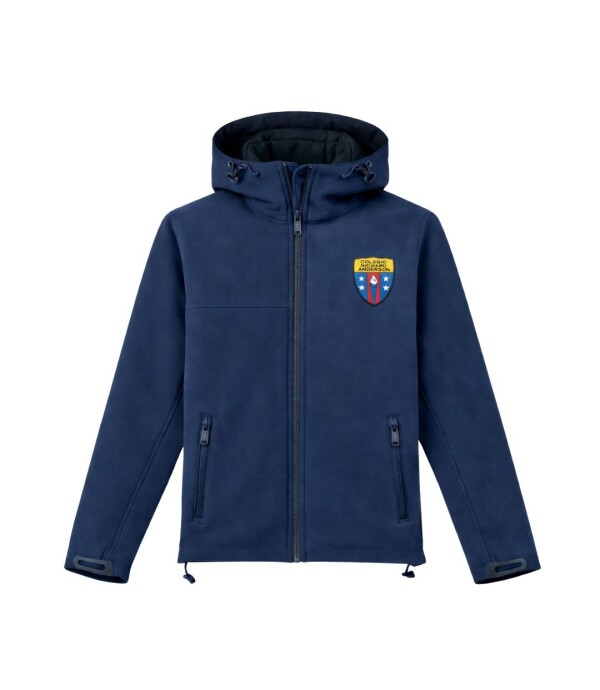Campera Light-shell c/capucha Navy
