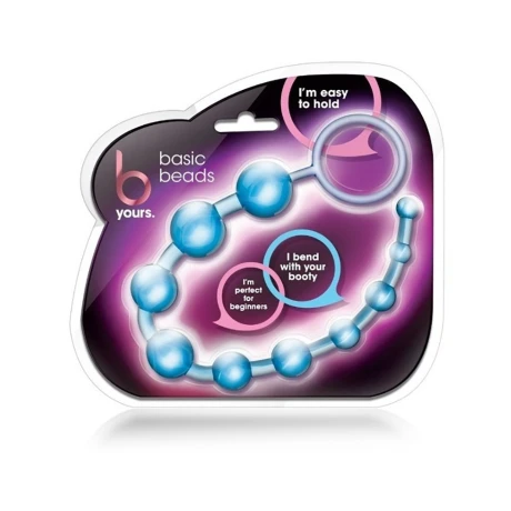 Vara Anal B-Yours Basic Beads Azul Vara Anal B-Yours Basic Beads Azul