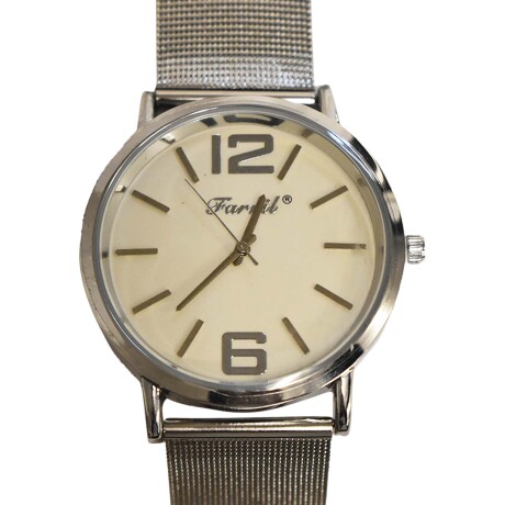 Reloj de Pulsera para Mujer Diseño Moderno Urbano Elegante Plateado