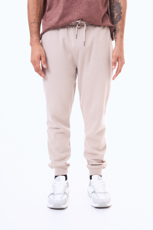 Pantalon de felpa Porto Beige