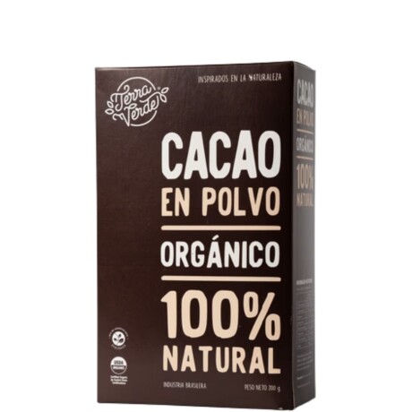 Cacao en Polvo Orgánico 200g Terra Verde Cacao en Polvo Orgánico 200g Terra Verde