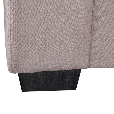 SOFÁ C/CHAISE MÁS DE 4 CUERPOS TELA MARRON DETROIT TAUPE